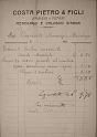 1911 spese del vetraio e ramaio Costa Pietro e figli di Medolago e Calusco